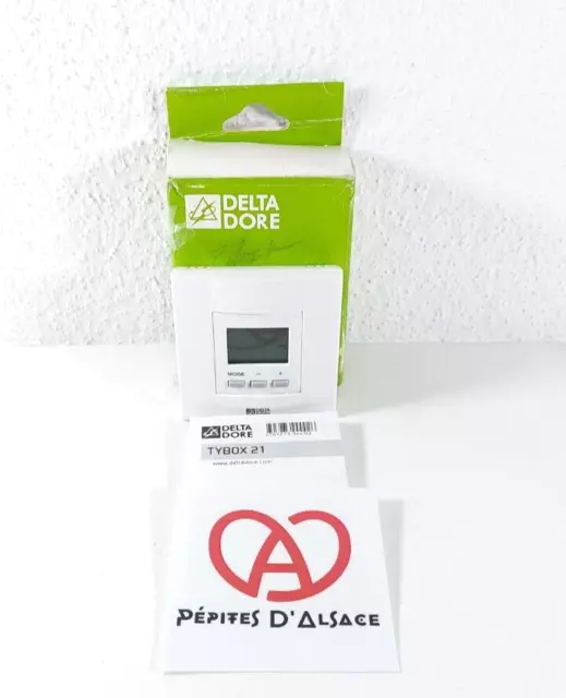 DELTA DORE Tybox 21 6053034 Thermostat D'ambiance électronique Chauffage Eau Neu
