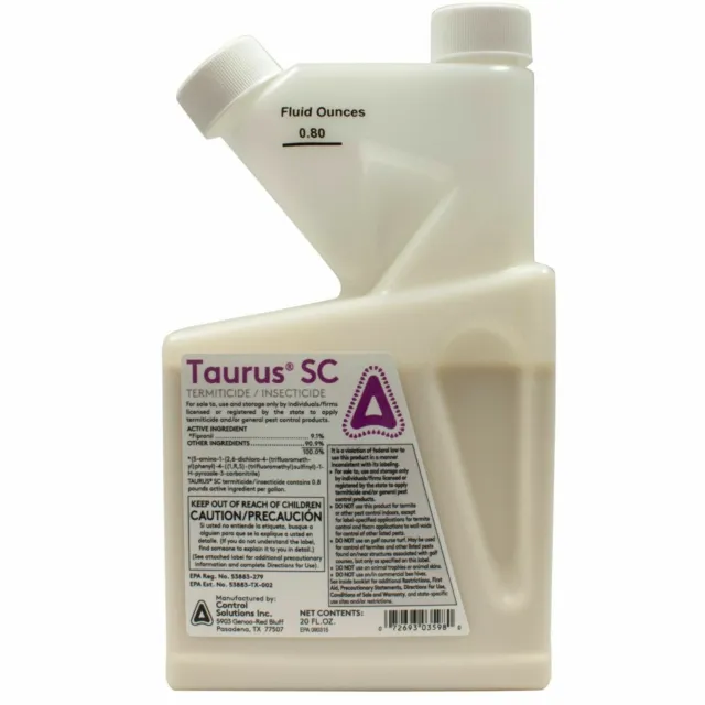 Taurus SC Insecticide Termite Ant Roach Bed Bug Flea Killer Generic Termidor