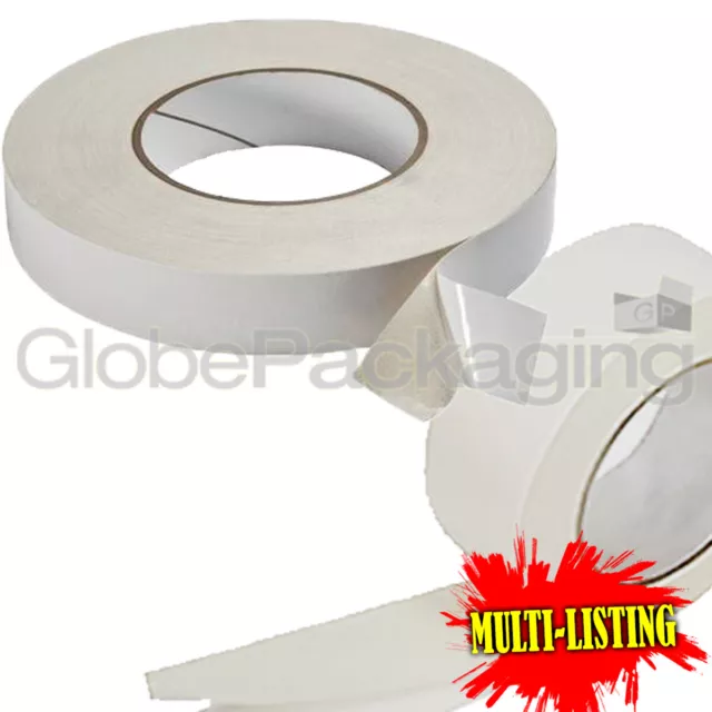 STARKER DOPPELSEITIGER KLAR KLEBRIG ZUM DIY BAND KUNST HANDWERK KLEBER 25 mm/50 mm x 50M