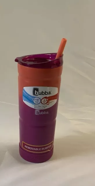 New Bubba Envy Vacuum-Insulated Stainless Steel Tumbler with Lid and Straw 24Oz