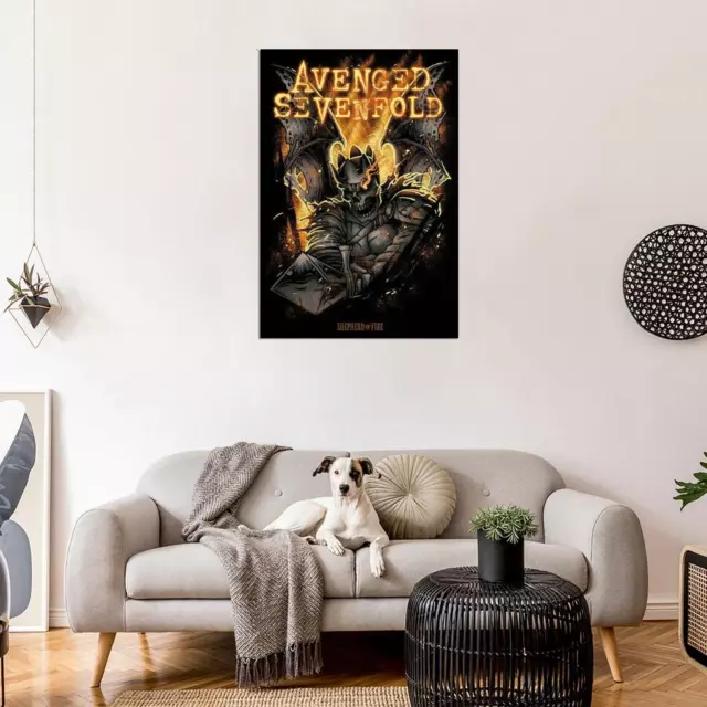 90916 AVENGED SEVENFOLD MUSIC SHEPHERD OF FIRE Wall Print Poster CA 2