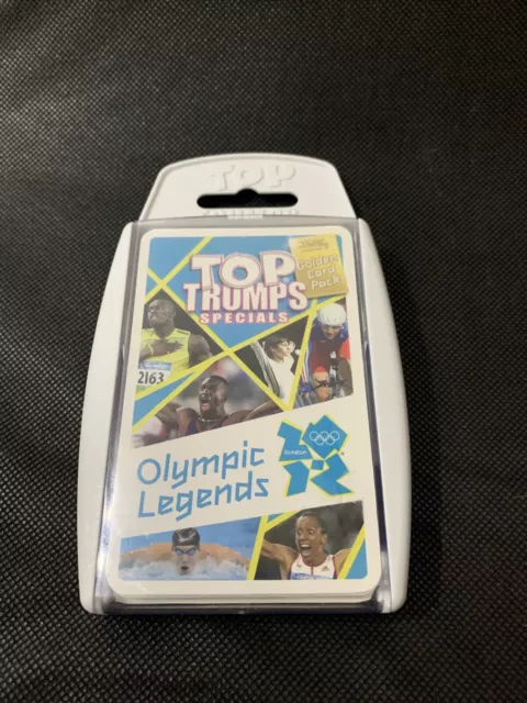 Top Trumps Specials, Olympic Legends, London 2012, Gold Card Pack, Full 33 cards