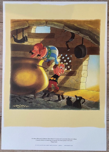 Figurine Leblon-Delienne Astérix – Uderzo, "La Marmite", édition Numérotée 999 Ex