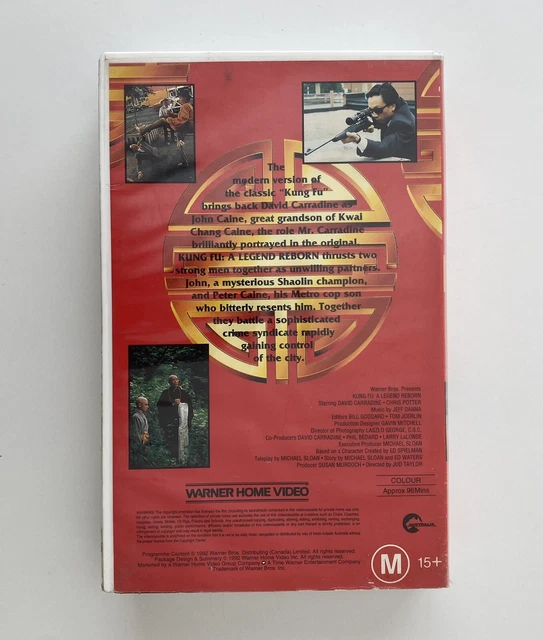 KUNG FU A Legend Reborn [VHS] Warner ExRental Video Tape David
