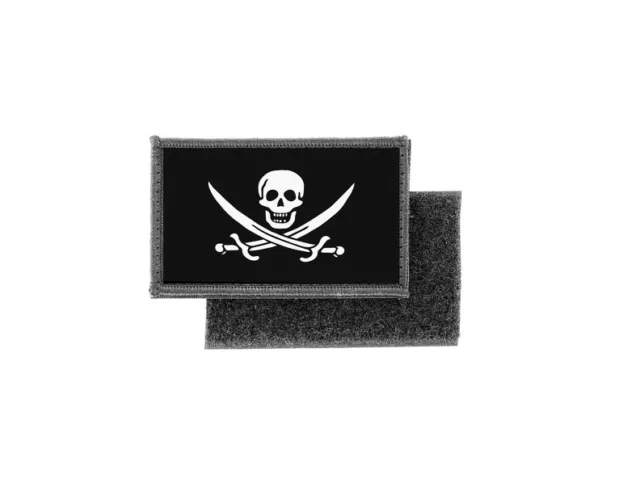 Patch ecusson imprime badge drapeau pirate jack rackham