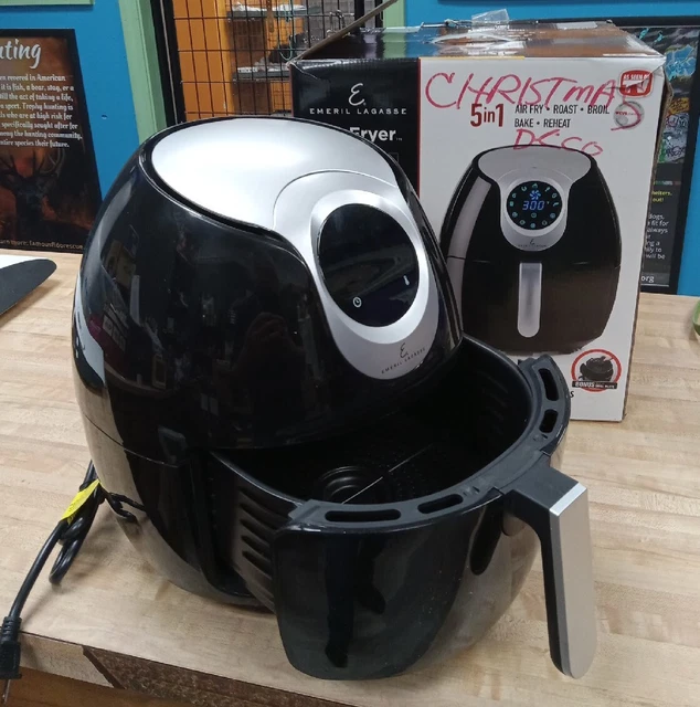 EMERIL LAGASSE AIR Fryer Special Edition, Extra Hot Air Black (7 QT