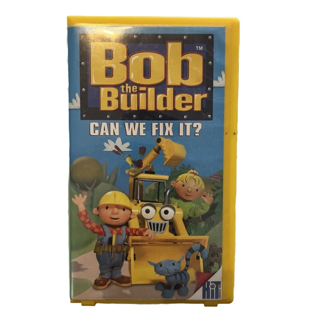 BOB THE BUILDER Can We Fix It VHS 2001 Lyrick Studios Classic Cartoon