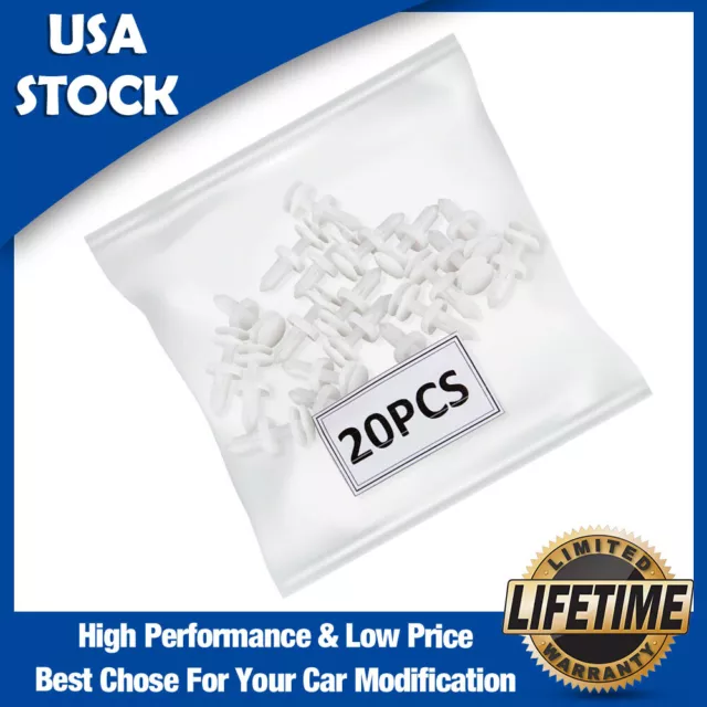 NEW 20 Pcs Fit For GM Truck Chevrolet Retainer Clip Door Trim Panel Push Type