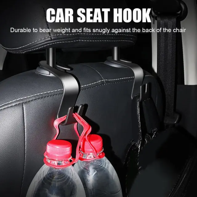 2x Car Interior Seat Back Hook Hanger Holder Bag Clothes Car Trto Acce M3Z0 I6D6