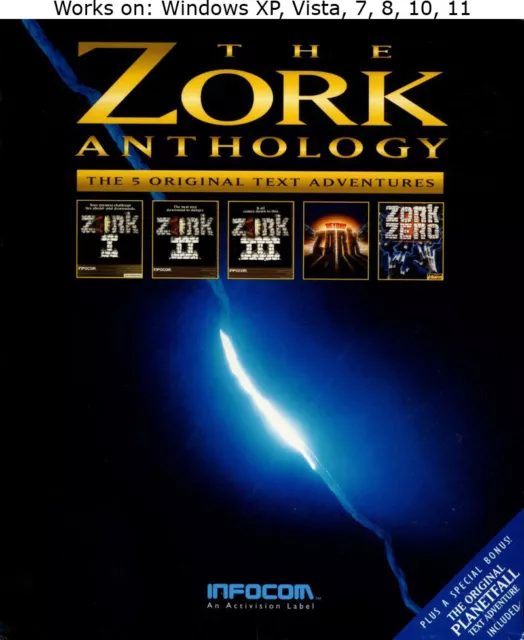 The Zork Anthology PC 6 Game Collection 1989 Windows 7 8 10 11