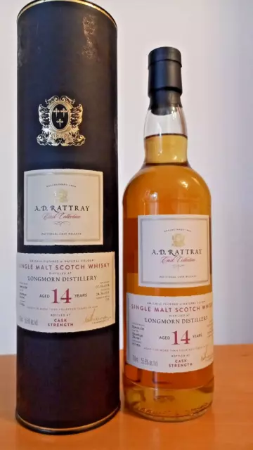 Longmorn, Single Malt Whisky, 14 Years, A.D. Rattray, 56,8%, Bourbon Barrel