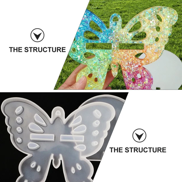 1 Set DIY Silicone Rack Diy Bahn Harz Form Kerze Halter Form Epoxy Harz Form 3
