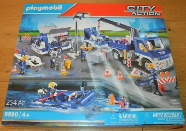 Playmobil City Action 9880 THW Großeinsatz - Neu, OVP