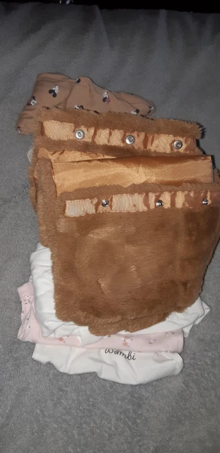 Baby girls clothes bundle 3-6 months; Disney, Primark "Bear" Jacket, sleepsuits,