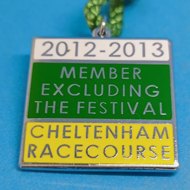 Cheltenham Horse Racing Senior Members Badge (Excl Festival) - 2012 / 2013