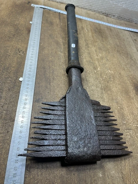 Marteau Taillant Leborgne Ancien – Outil De Tailleur De Pierre, Authentique (N.22)