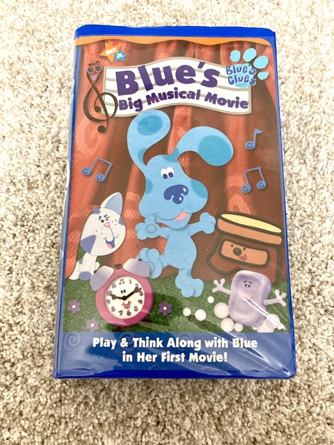 Extraordinary Blue S Clues Blue S Big Musical Movie 2000 Vhs Pictures