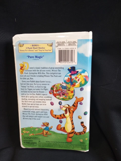 Winnie The Pooh Springtime With Roo Vhs WINNIE THE POOH - Springtime with Roo (VHS, 2004)(DI7) $12.47 - PicClick CA