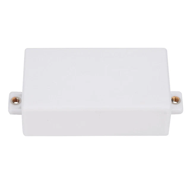 (White)2Pcs Electric Guitar Humbucker Pickup Covers Sealed Guitar Replace BSU