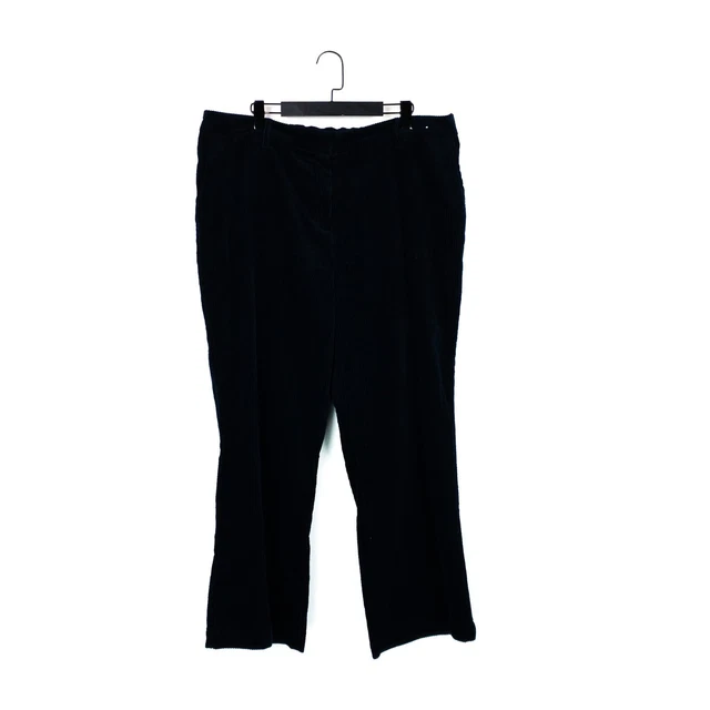 SEASALT NAVY HIGH Rise Straight Leg Corduroy Stara Woods Trousers