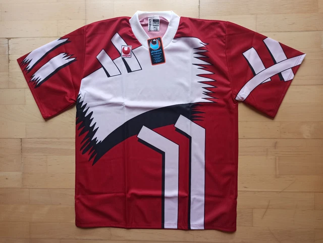 NEU Vintage Uhlsport Trikot 1. FC Kaiserslautern 1992/1993 Rohling Heim rot XL
