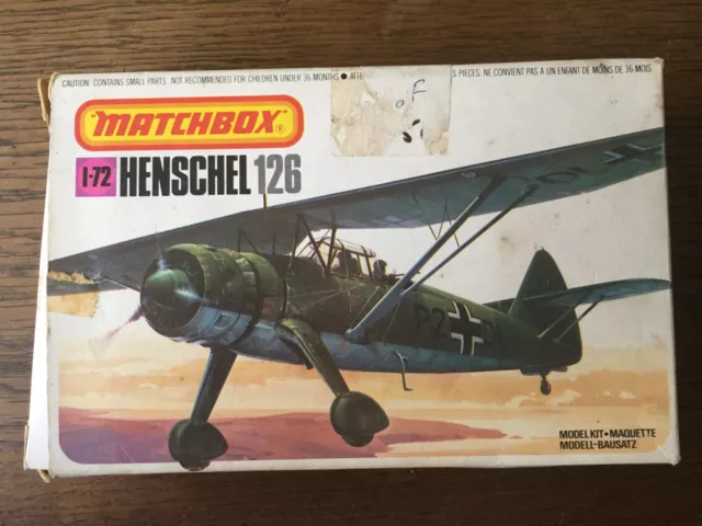 Matchbox 1/72 Henschel Hs-126 Pk-26