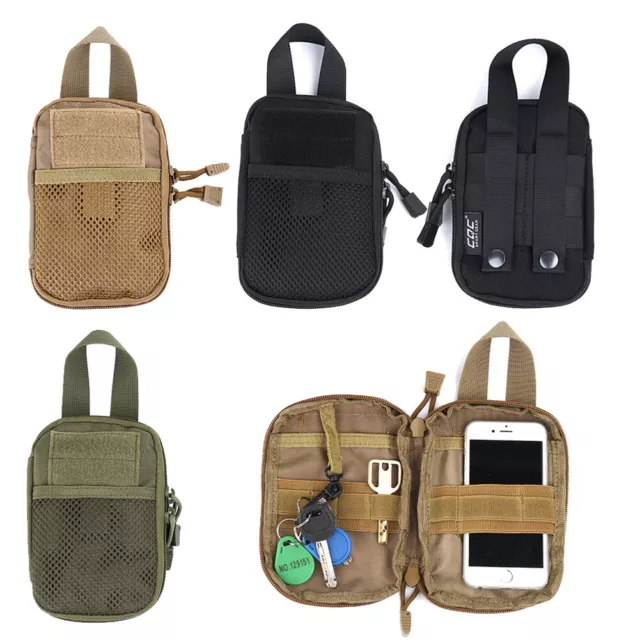Mens Tactical Military Bags Waist Fanny Molle Pouch Cell Phone Utility Pack Bag