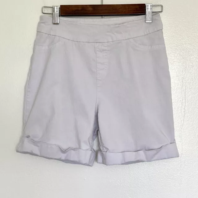 Soft Surroundings Shorts Women’s Small White Pull On Solid Pockets