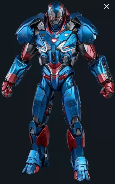 Hot Toys Avengers Endgame MMS547 D34 Iron Patriot 1/6 Diecast Figure UK Seller