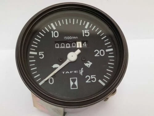 TAFE Trattore Orologio Wise Contagiri Contaore RPM Meter 85 MM Filettatura...
