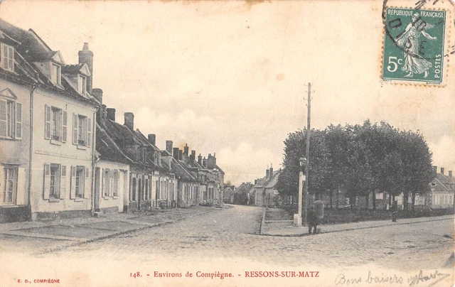 Cpa 60 Ressons Sur Matz