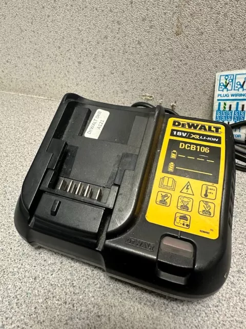 DEWALT DCB106 18V Xr Lithium Ion Battery Charger 14.99 PicClick UK