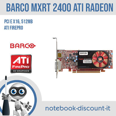 ATI Barco AMD Firepro Mxrt 2400 512MB C021 109-C02171-11 