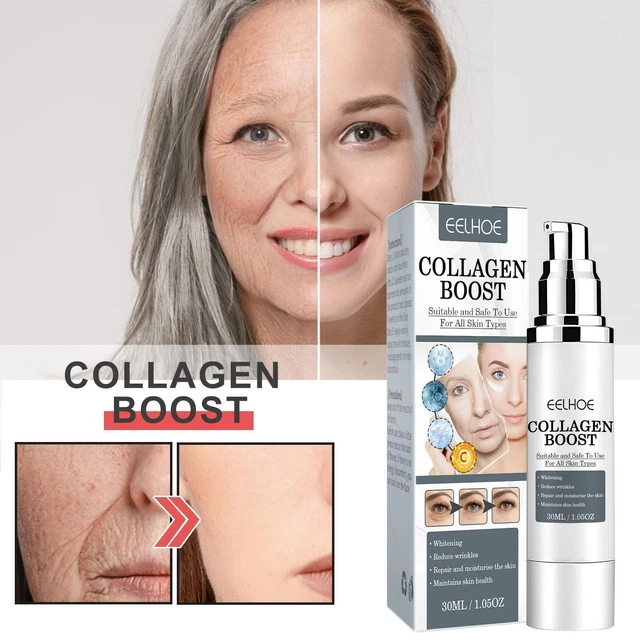 30mlCollagen Marine Face Cream Serum Anti Aging Boost Wrinkle Skin & Under Eye C