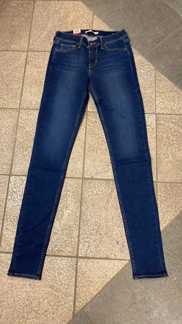 Jean Levi's Femme 710 Super Skinny 17780-0016 Bleu Marine W28 L34