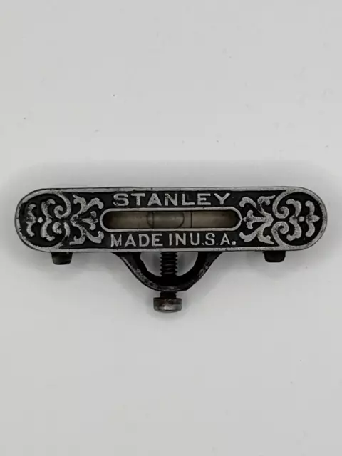 Antique Stanley Cast Iron No.41 Plated Pocket Level