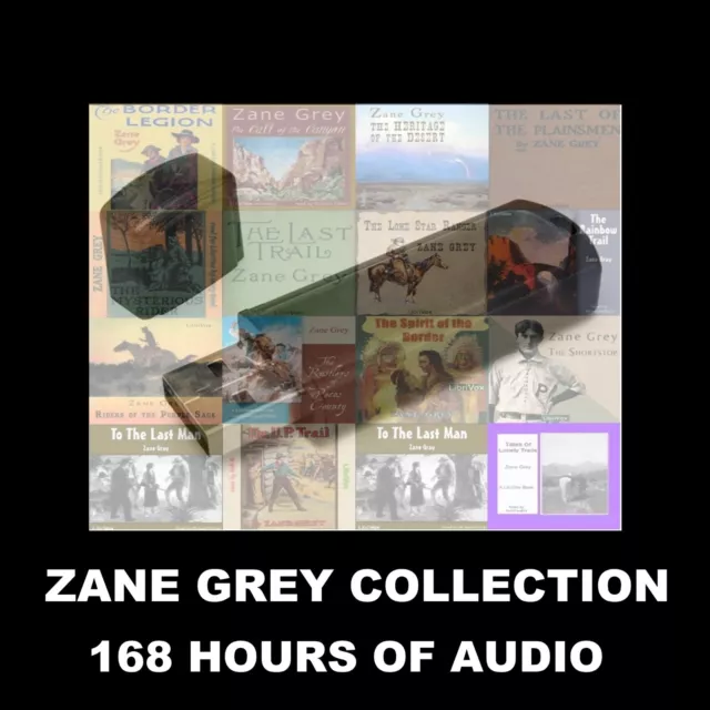 Zane Grey Collection. Enjoy 17 Audiobooks On A Usb Flash Drive!