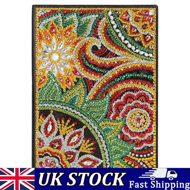 DIY Mandala Special Shaped Diamond Painting 50 Pages Sketchbook A5 Notebook Gift