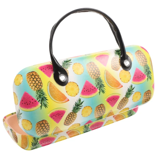 Portable Glasses Case Pu Travel Eyeglasses Protective Pouch Cute