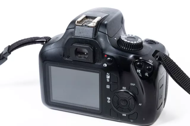 Cuerpo de cámara réflex digital Canon EOS 4000D 18 MP + batería y cargador 3