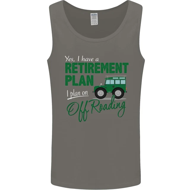 Gilet da uomo divertente Retirement Plan Off Roading 4X4 Road 2