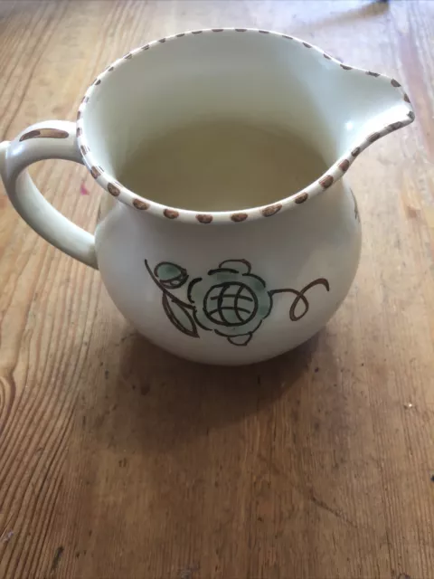 Vintage Honiton Hand Painted Jug Creamer