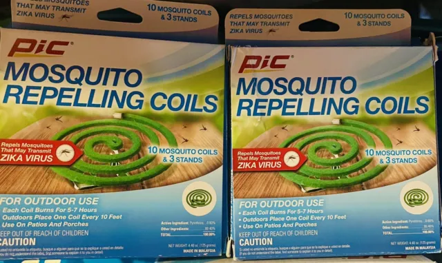 Insect Repellent  For Mosquitoes  2 Packs Of 10 PIC + 3 Stands