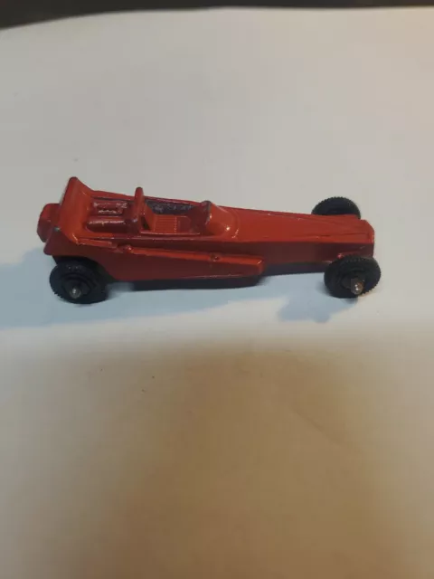 Tootsietoy Red Metal Wedge Dragster #3 Made in USA 102