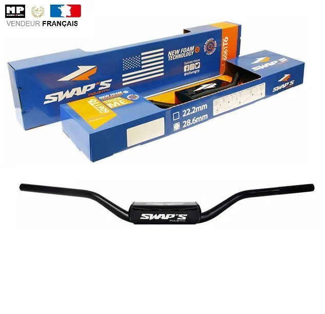 Guidon Street Aluminium Pour Yamaha FZ6, FZ8, XJ6, XJR... - Marque MAD - Vert - Neuf France