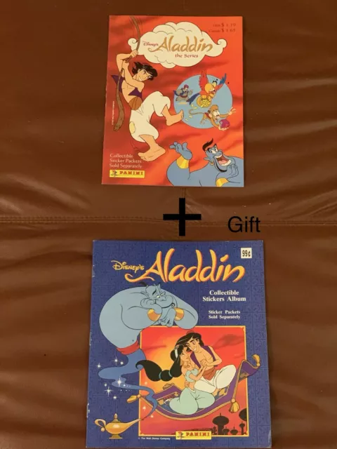 Bundle Of  Disney's Aladdin 1994 Empty Sticker Album Panini !!!Only 2 Left!!!