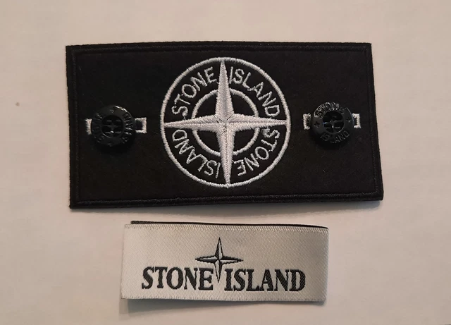 patch + bottoni + toppa bianca per ricambio stone island