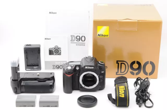 [COMO NUEVO en caja] Cuerpo de cámara réflex digital Nikon D90 12,3 MP solo de Japón