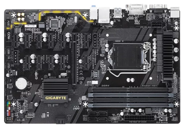 Gigabyte GA-B250-FinTech Motherboard DDR4 LGA 1151 ATX DVI VGA USB3.1 Intel B250