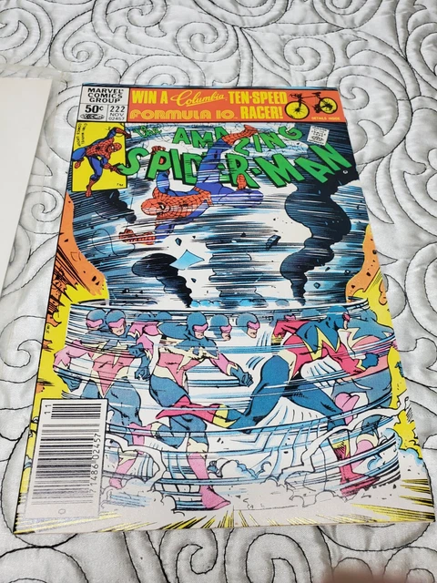 Amazing Spider-Man #222 - 1st App Speed Demon - Marvel (1981) spiderman NICE